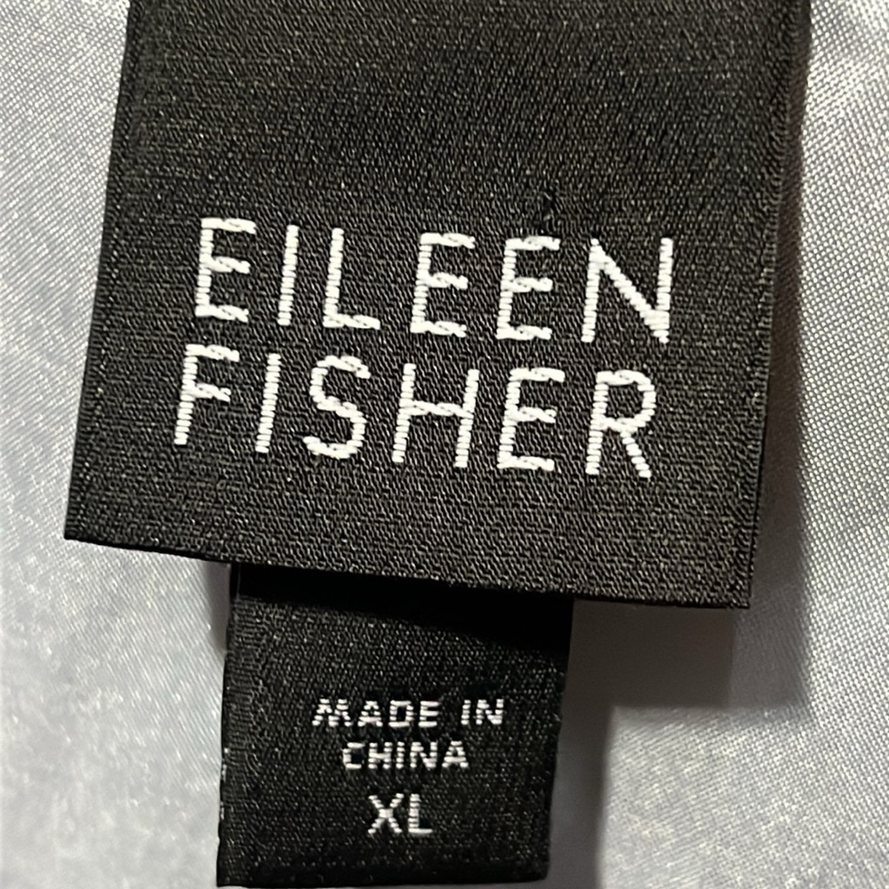 Eileen Fisher Textured Silk Dress and Jacket - Picture 10 of 12